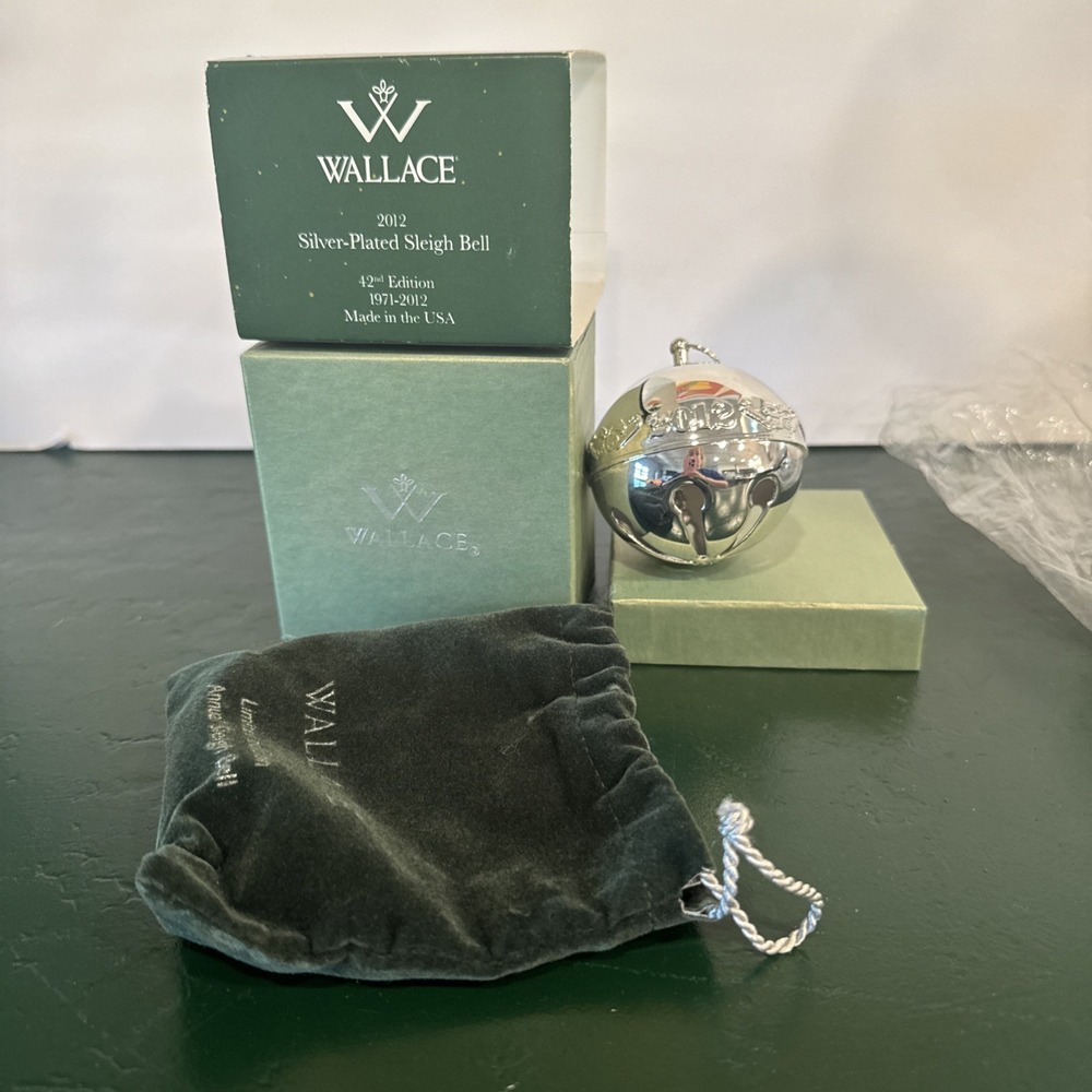 2012‎ WALLACE SILVER PLATE SLEIGH BELL